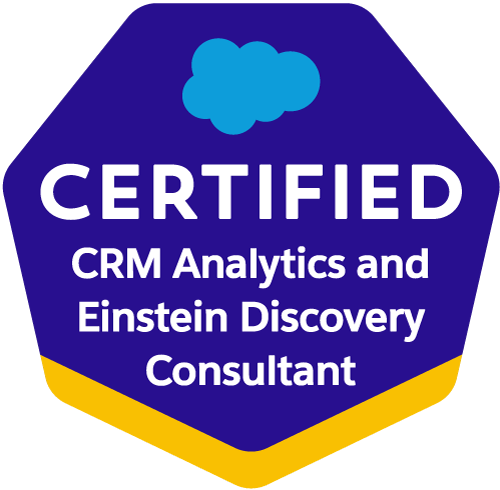 CRM Analytics and Einstein Discovery Consultant Certification